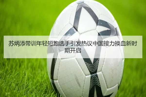苏炳添带训年轻短跑选手引发热议中国接力换血新时期开启